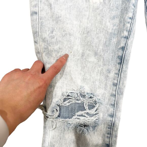 L'Agence High Line Distressed Skinny Jeans Raw Hem Sz 27 - Picture 4 of 6